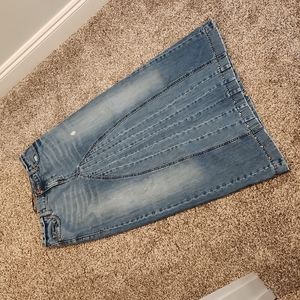 Old Navy Modest Maxi Denim Skirt 8